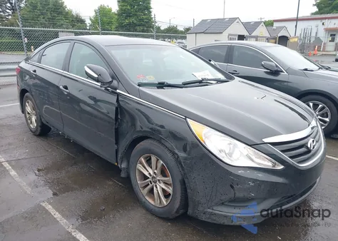 2014 Hyundai Sonata Gls z USA, uszkodzony, nr VIN 5NPEB4AC2EH948037